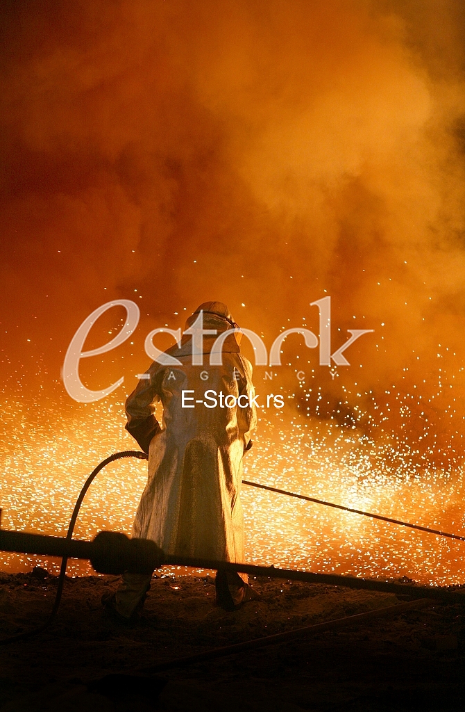 Steel worker