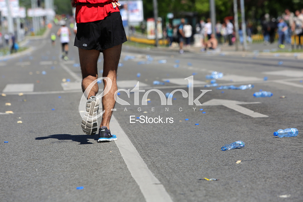 Street runners at 29th Belgrade marathon