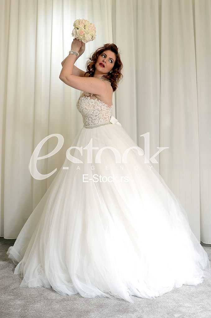 Salon wedding dress  White Fashion