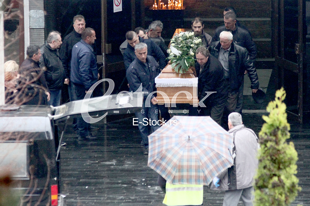 The funeral of Nebojsa Stojilkovic