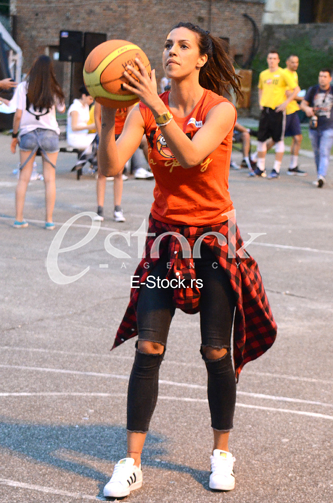 Basketball basket for happiness