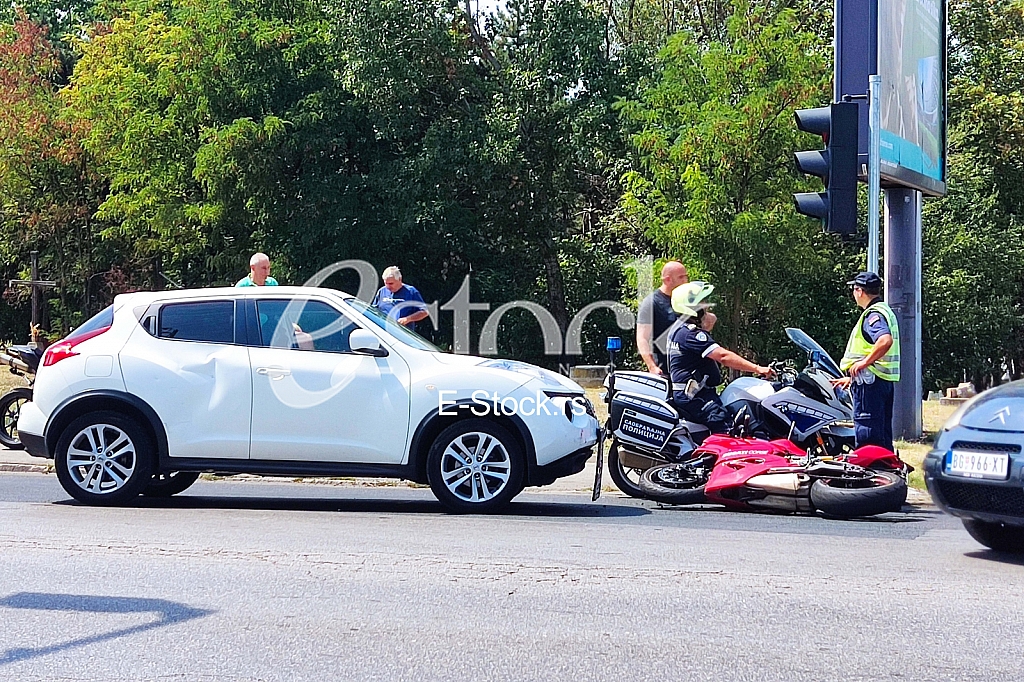 Saobracajna nezgoda motociklista