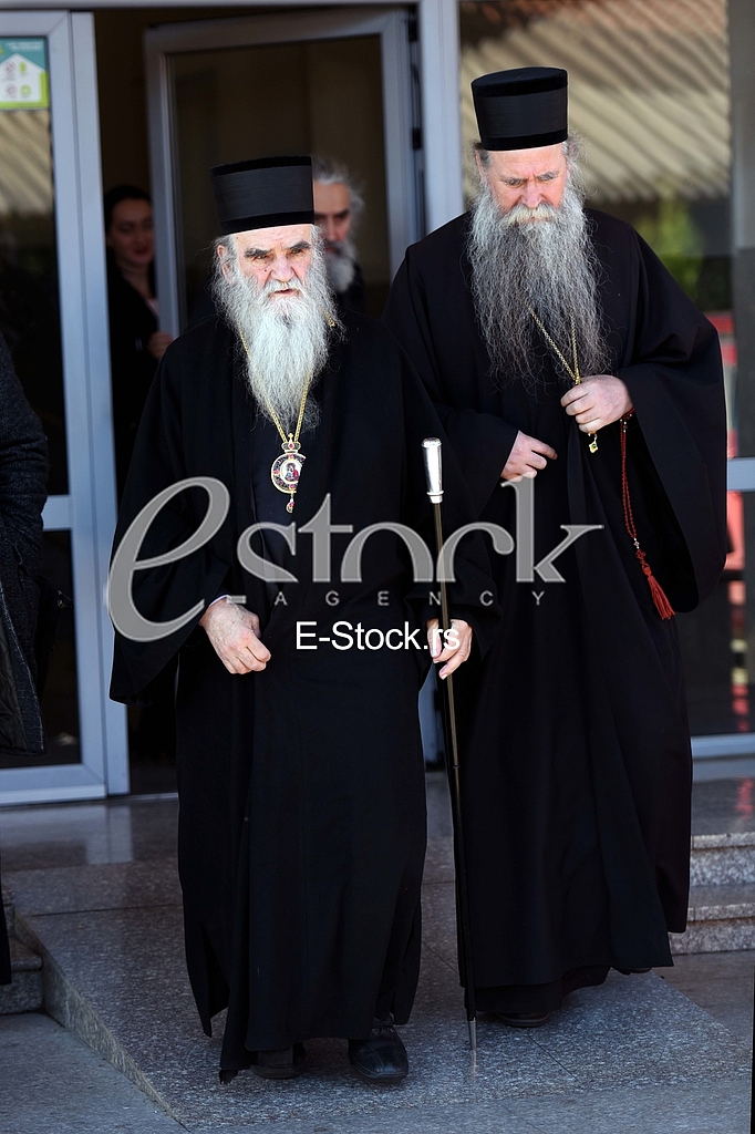 Mitropolit crnogorsko primorski Amfilohije Radovic i Episkop Joanikije Micovic