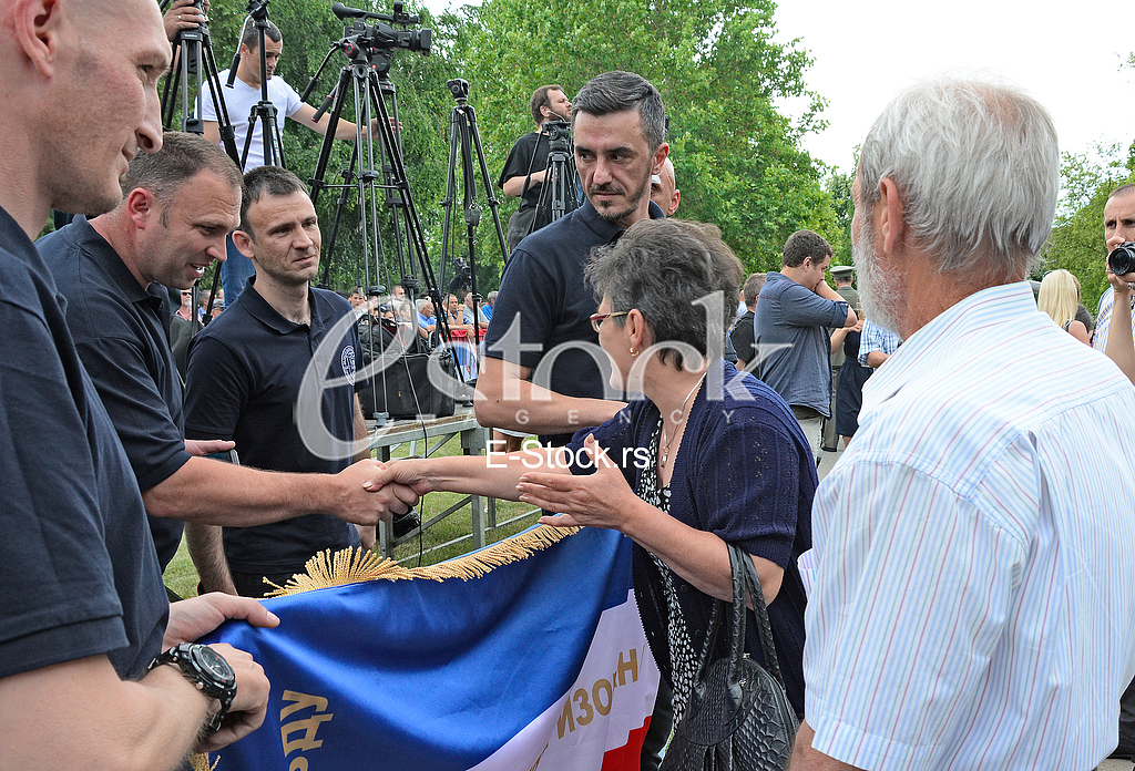 Debeljaca, unveiling of the monument to the hero of Kosara Tibor Cerna