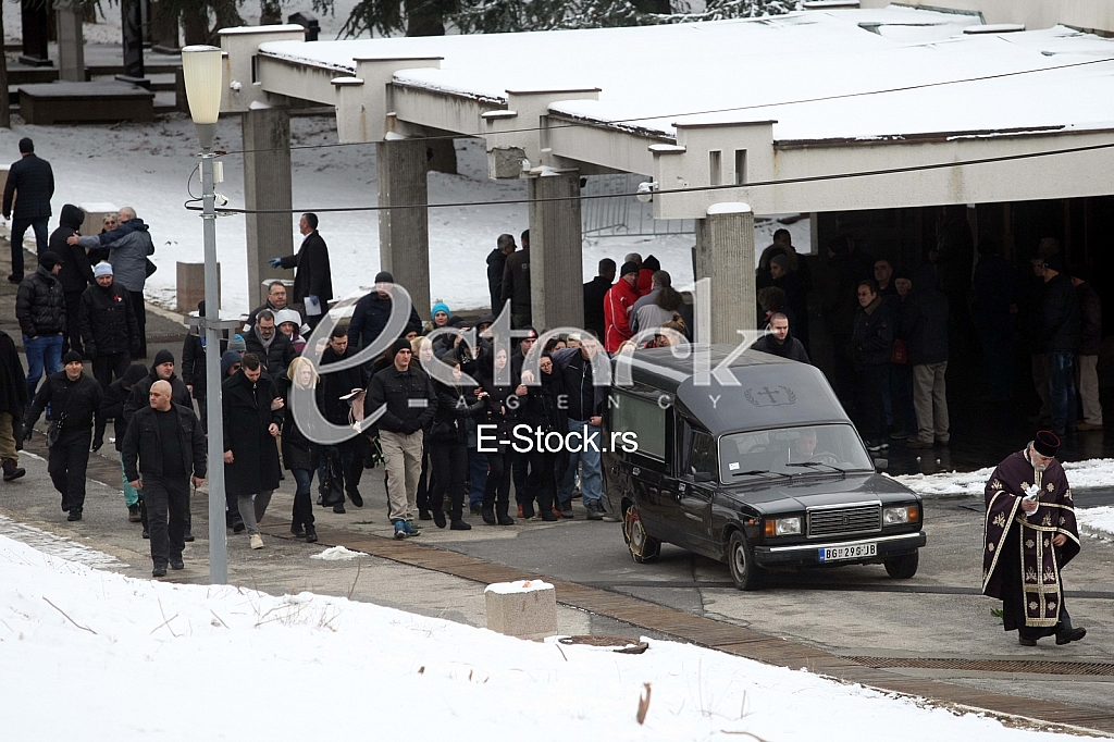 Sahrana mama Kristijan Golubovic