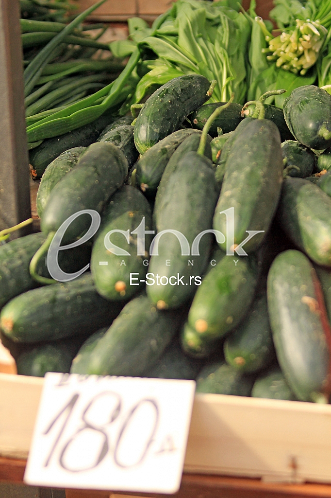 Krastavci na pijaci, Cucumber on market