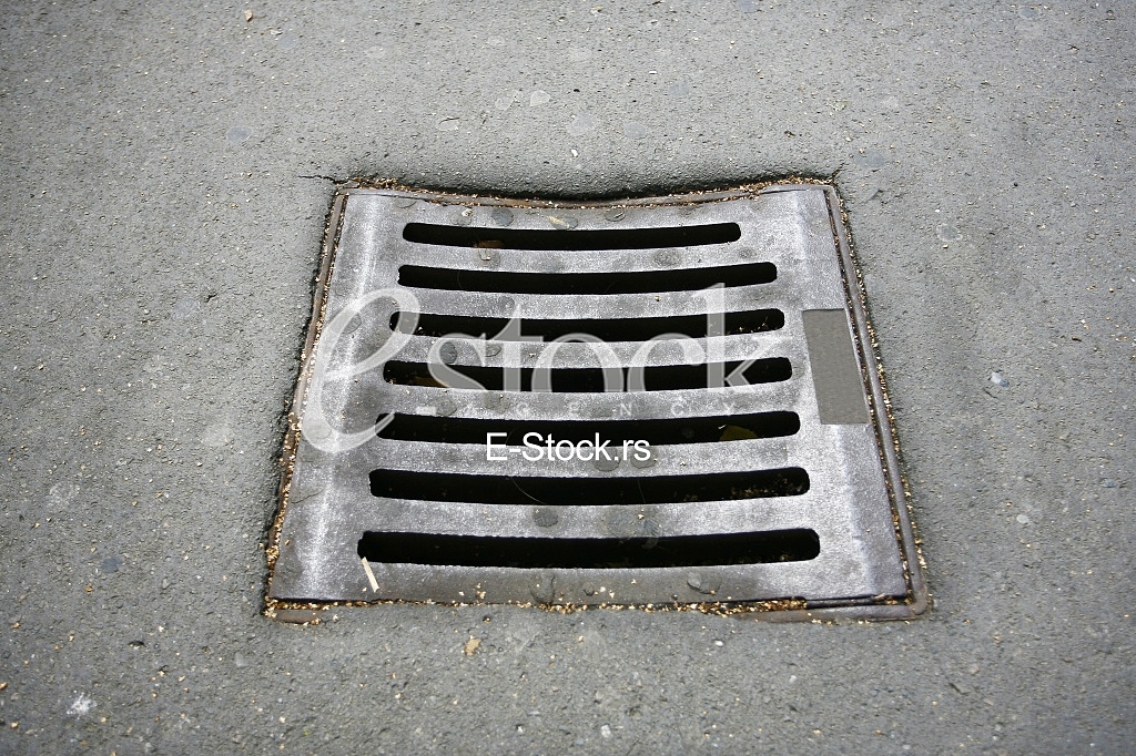 Manhole cover metal storm drain