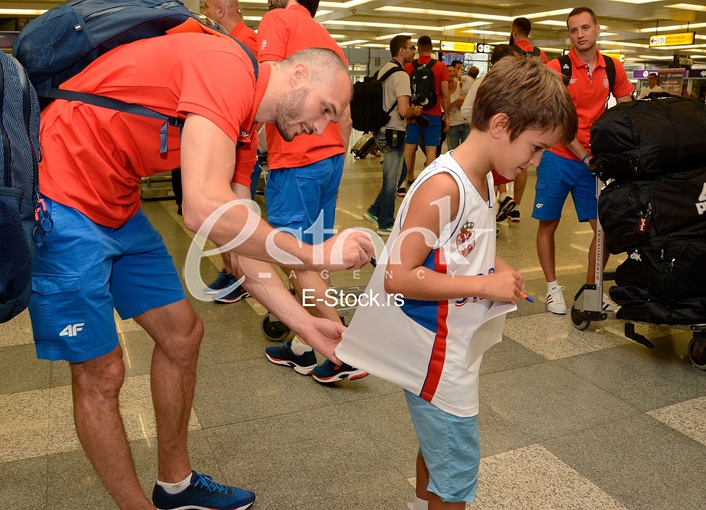 Serbian basketball team went to Argentina