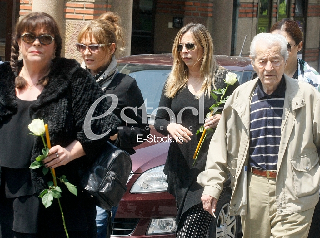 Funeral actor Velimir Bata Zivojinovic