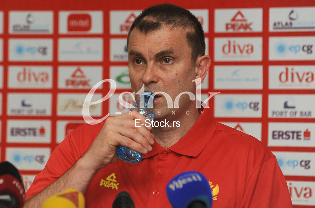 Press conference basketball team of Montenegro