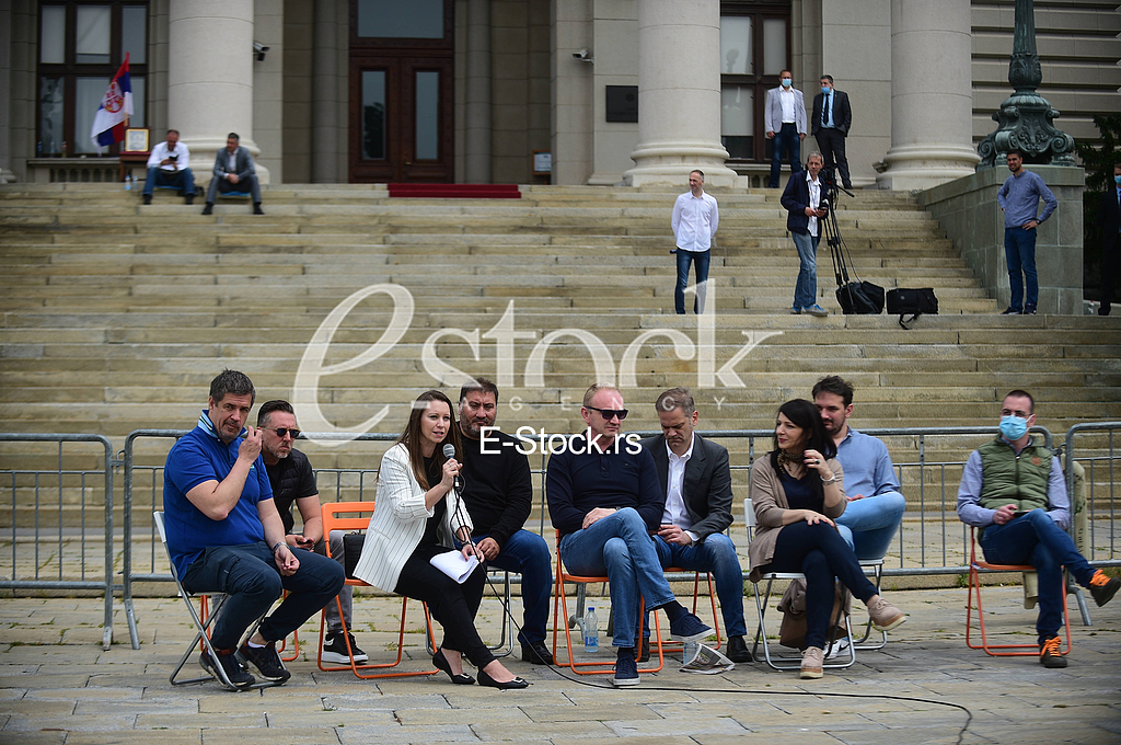 Branko Miljus, Ana Stevanovic, Dragan Djilas, Borko Stefanovic i Marinika Tepic