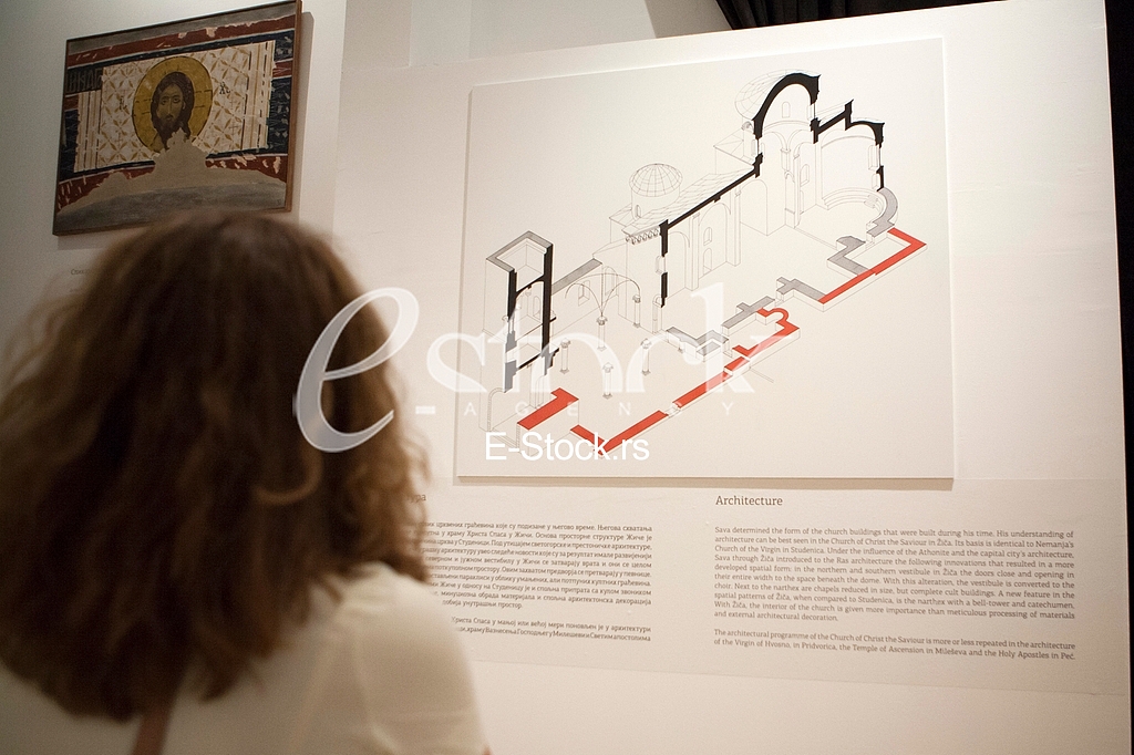 Sveti Sava exibition in Historical museum of Serbia