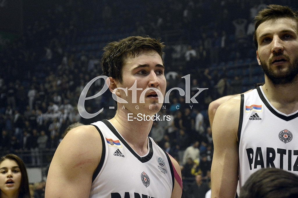 Partizan-Paok, (78:82), basketball game, FIBA league.