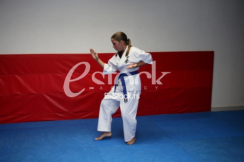 Training Kyokushin karate