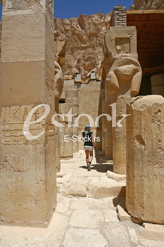 Mortuary Temple of Hatshepsut, near the Valley of the Kings, in Luxor, Egypt.
