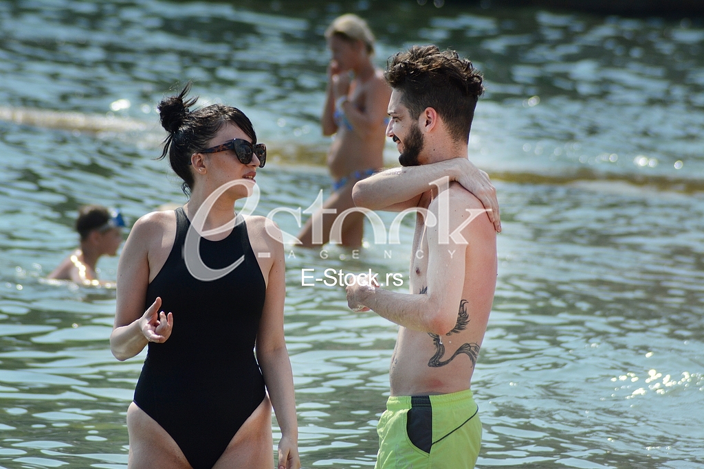 Zeljko Joksimovic daughter with boyfriend, Mina Joksimovic