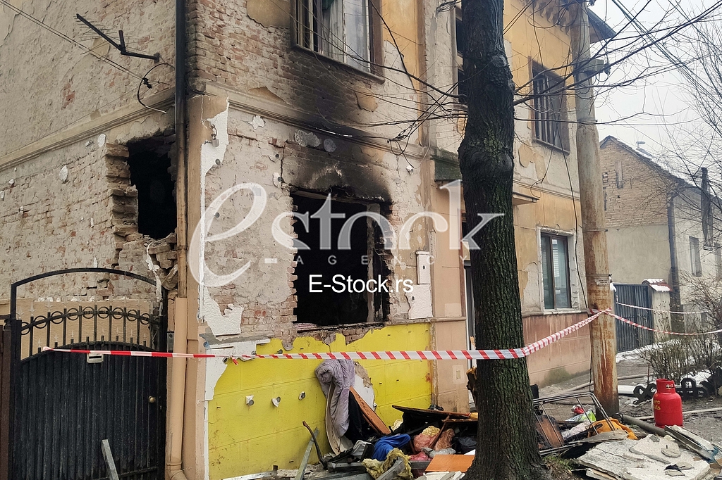 Eksplozija plinske boce u Trscanskoj ulici u Zemunu