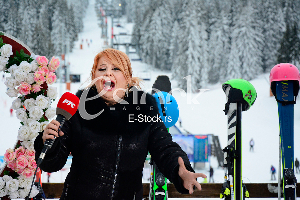Live  TV show Sarenica with Ana Babic and Slobodan Sarenac, RTS TV station