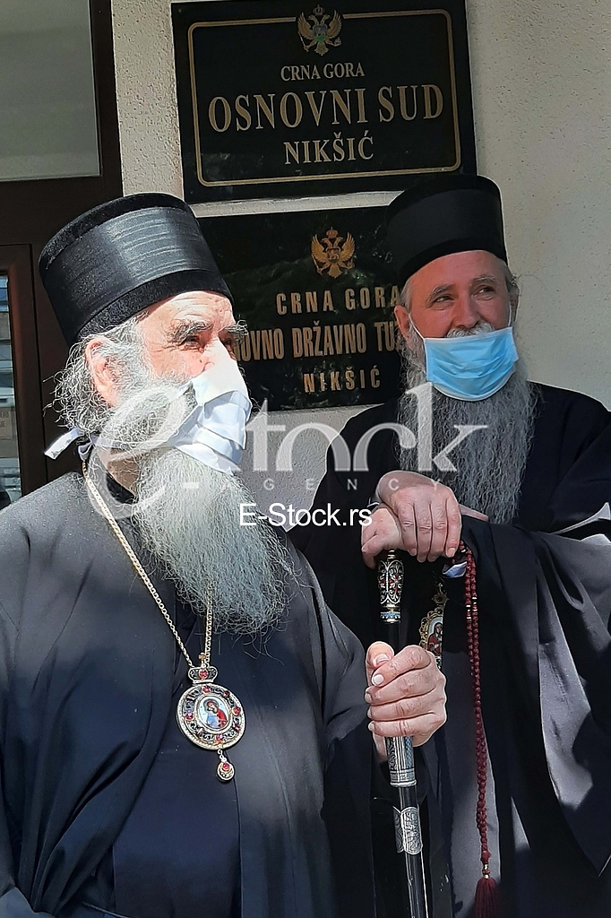 Mitropolit crnogorsko primorski Amfilohije i episkop budimljansko niksicki Joanikije