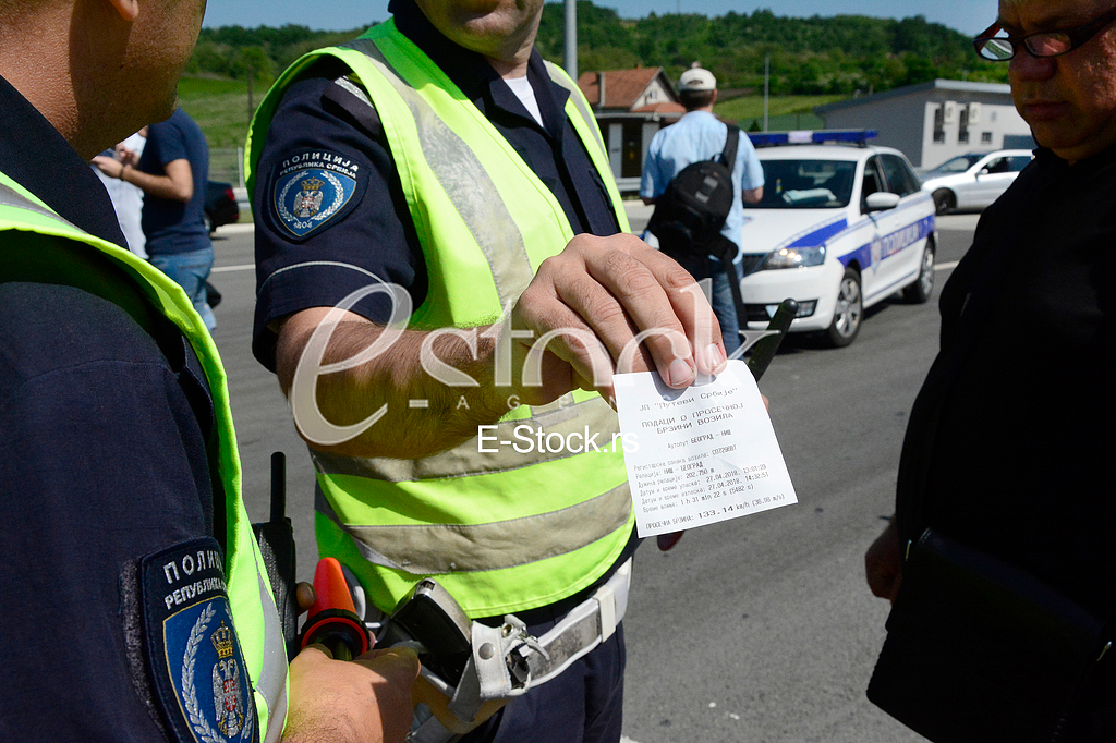 Toll plaza, new system for charging penalties for speeding limitation