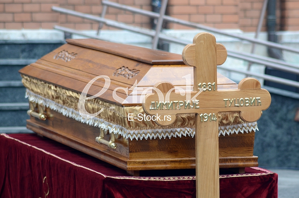 Burial of the remains Dimirija Tucovica