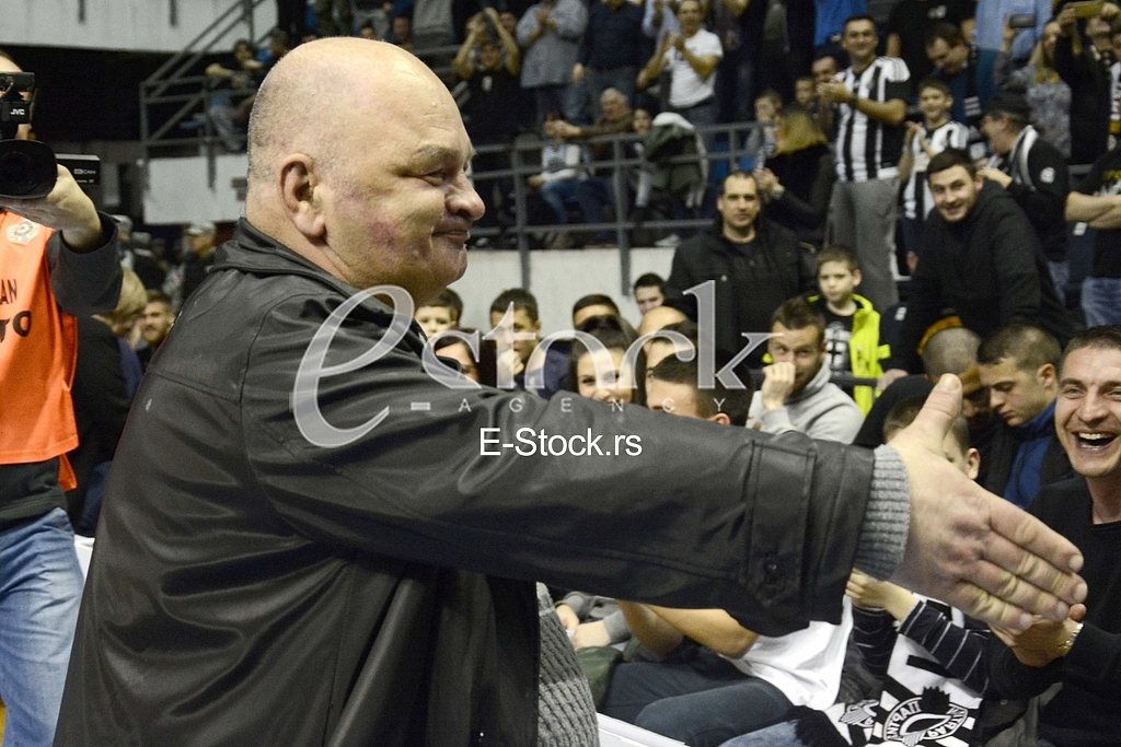 Partizan-Paok, (78:82), basketball game, FIBA league.