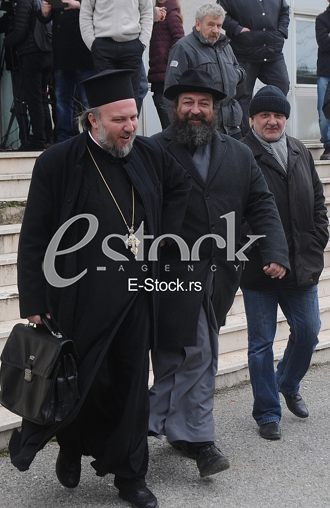 The priest Velibor Dzomic
