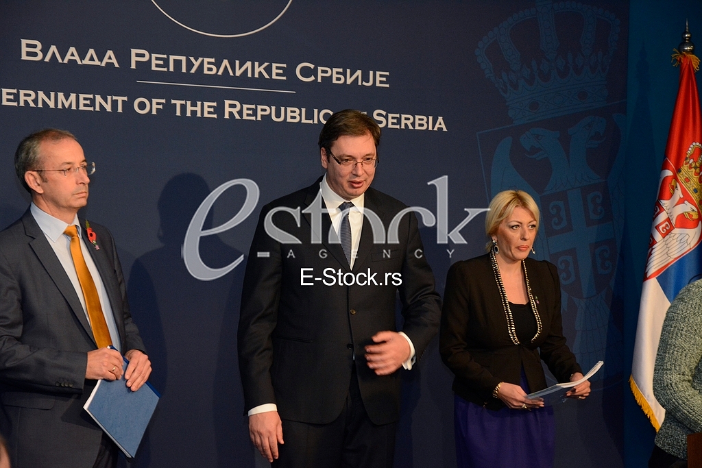 Serbian government, press conference