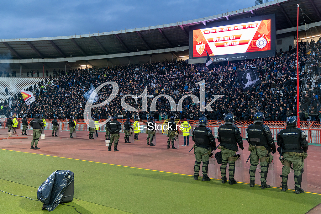 Fudbal - Super liga Srbije: Crvena zvezda - Partizan