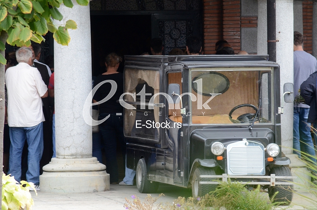 The funeral of the boy in  Borca