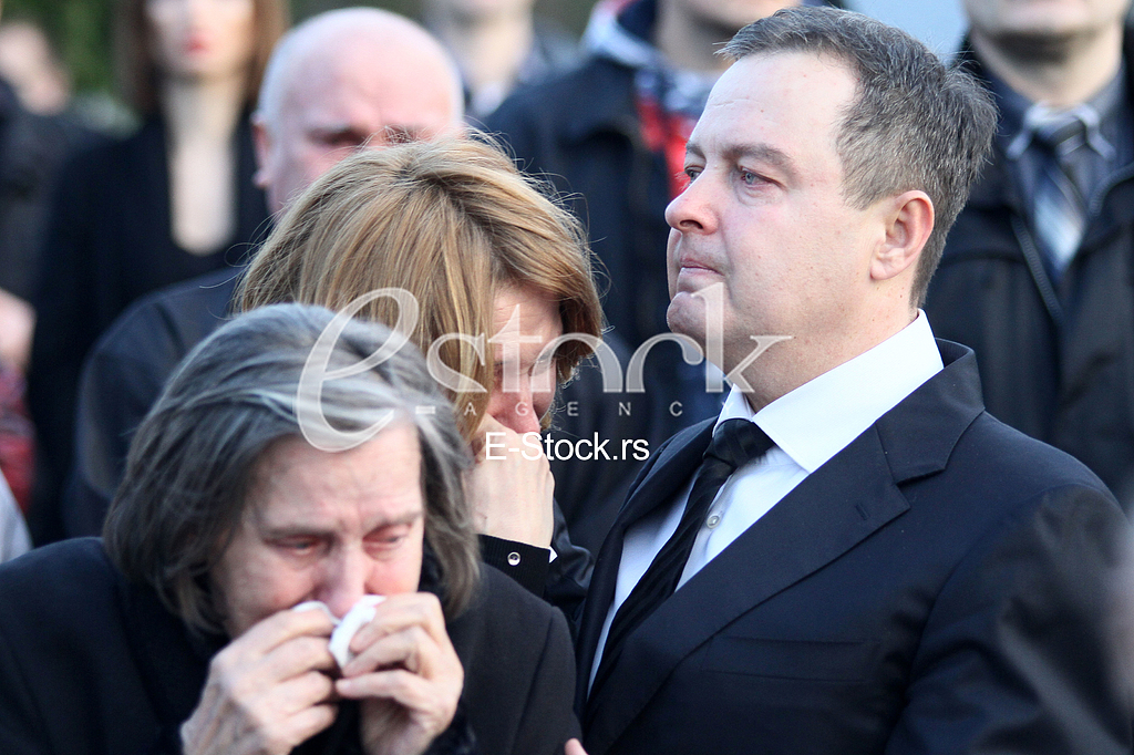 The burial of Desimir Dacic