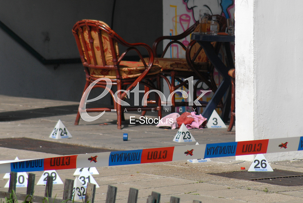 Shooting in the cafe Mariki