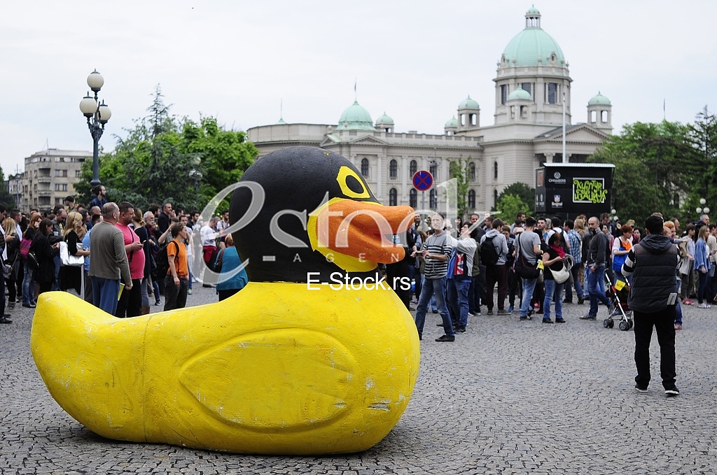 Protest of citizen initiative 