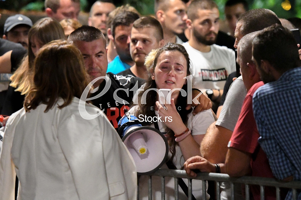 Protest podrske Risto Jovanovic
