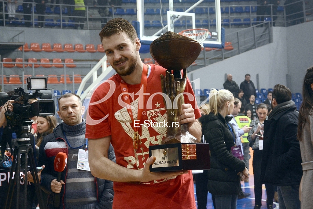 The final basketball game Korac Cup in Nis.