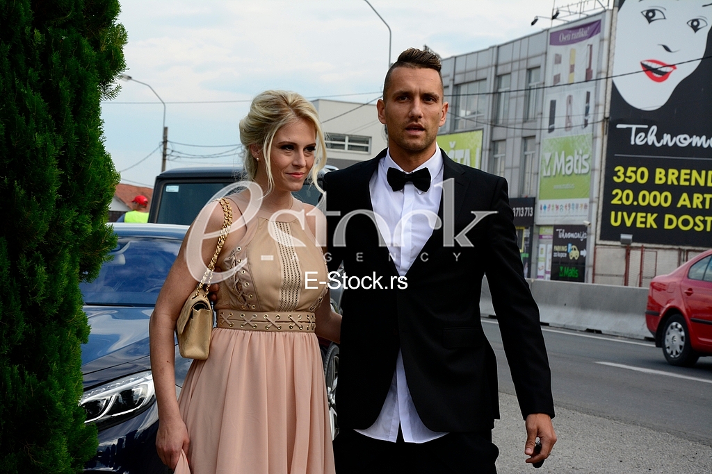 The wedding of goalkeeper Vladimir Stojkovic