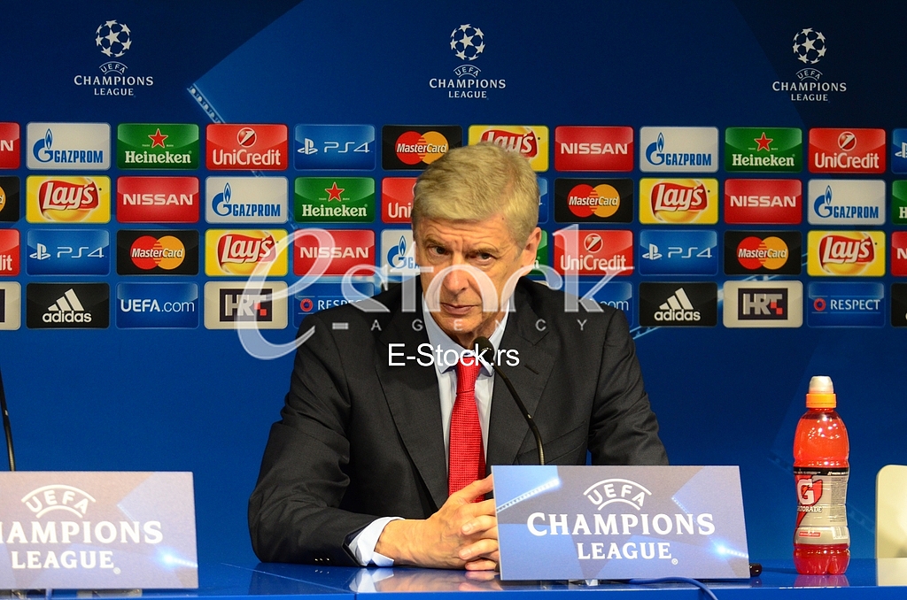 Press conference after the match of UCL