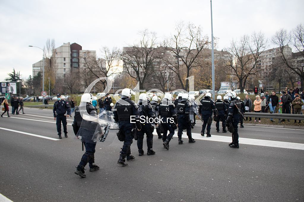 PROTEST - Blokada autoputa