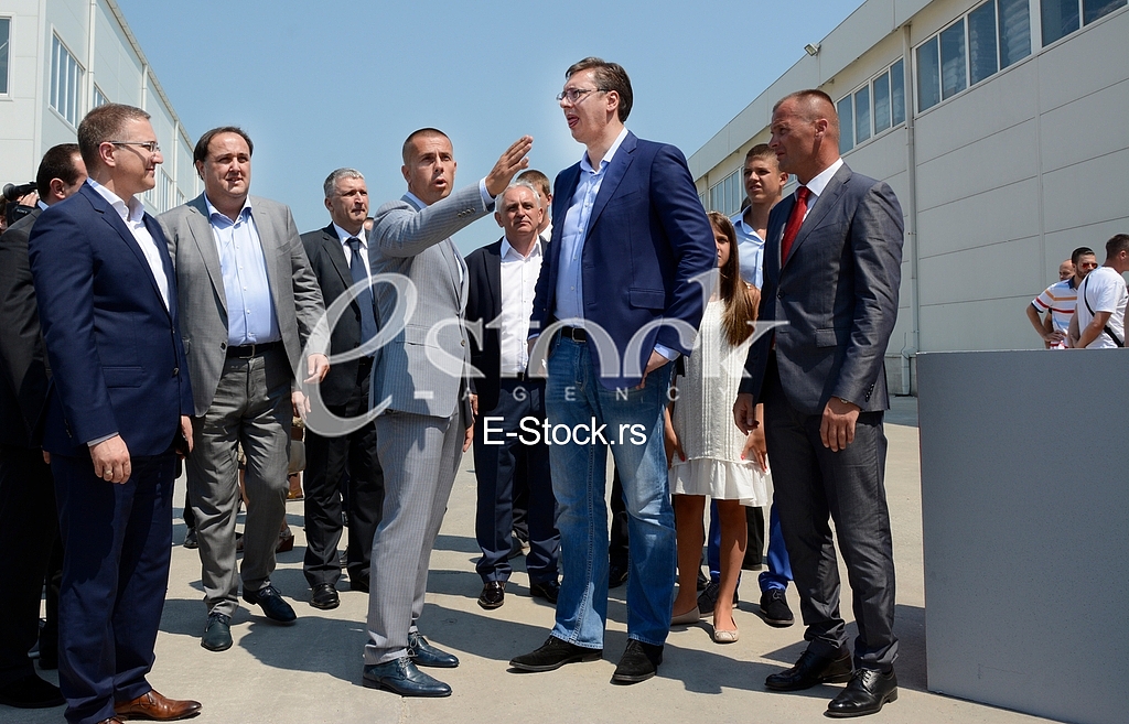 Bekament production of styrofoam opened by Prime Minister Aleksandar Vucic
