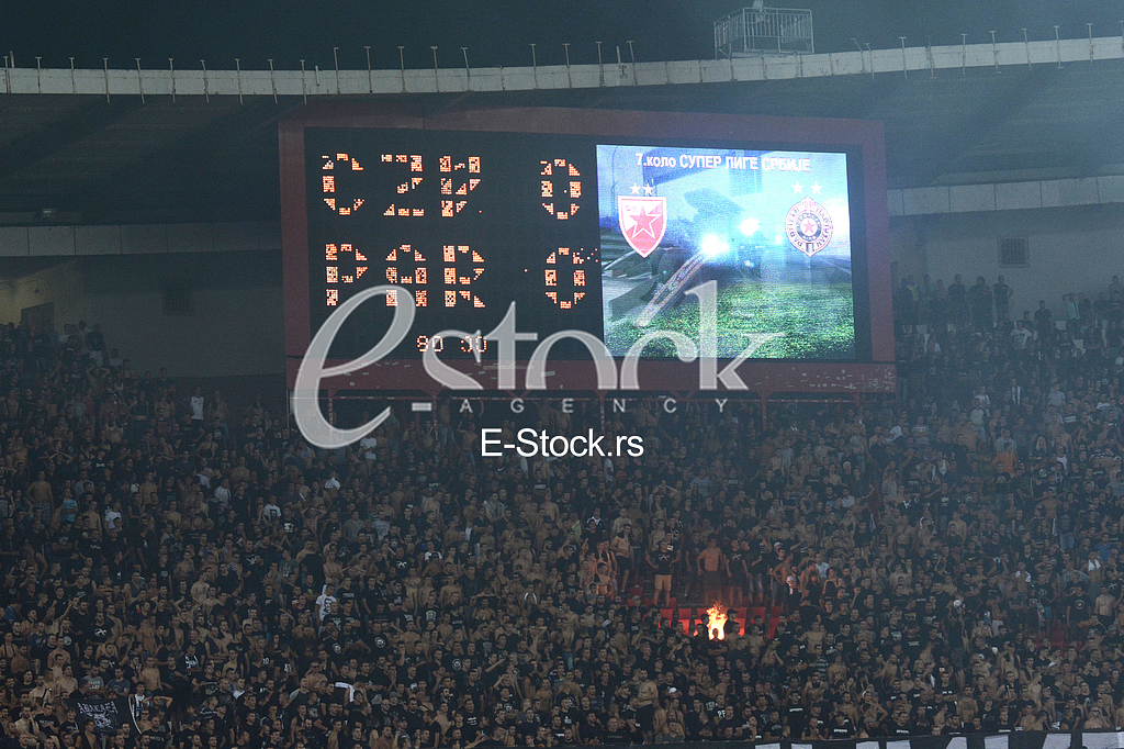 FC Red Star_FC Partizan, football game, 155 derby match.