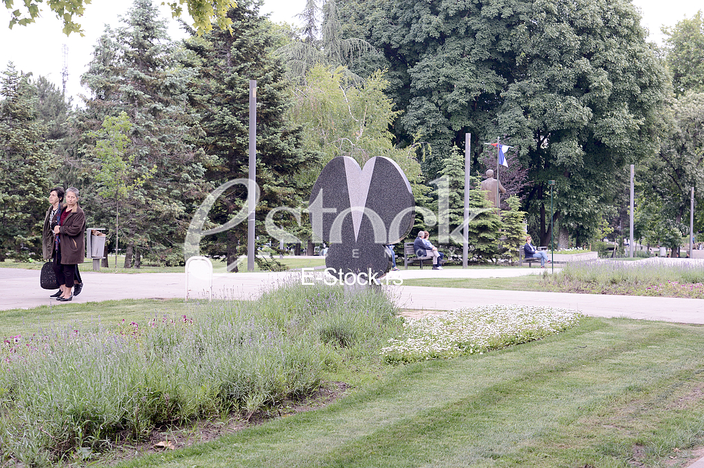  We were just children, monument in Tasmajdan Park