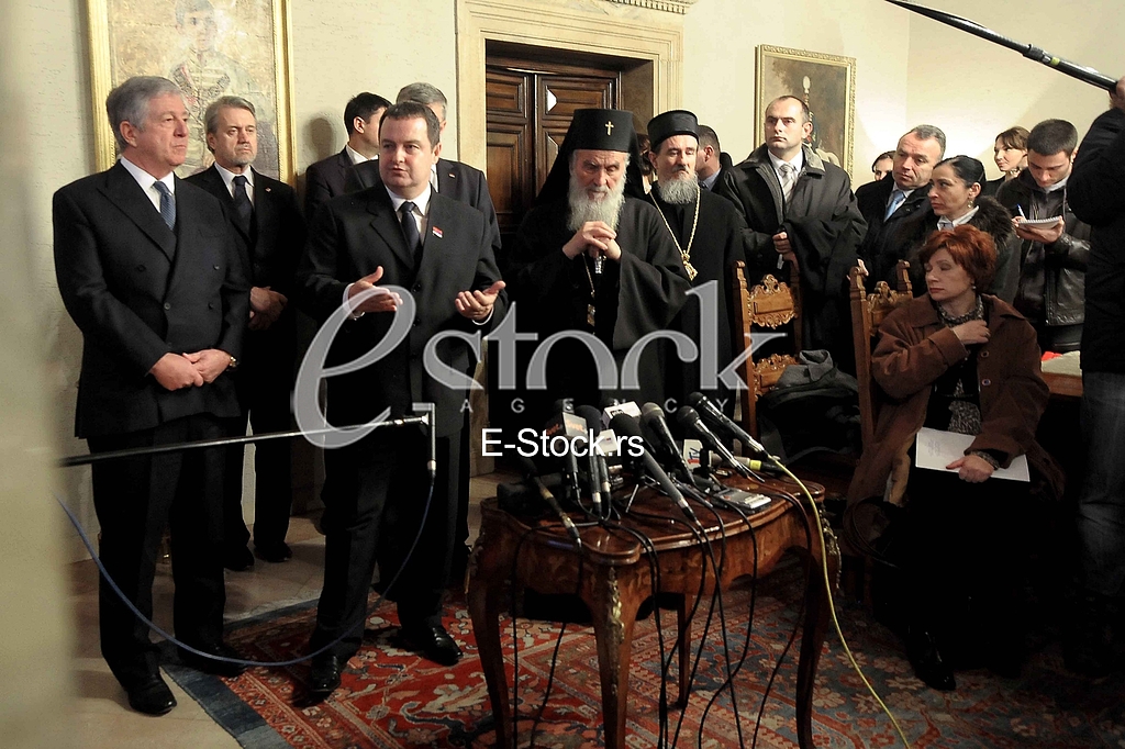 NJKV prestolonaslednik Aleksandar Karadjordjevic, Ivica Dacic i patrijarh srpski gospodin Irinej
