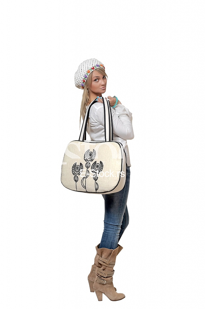 Girl in ethno clothes