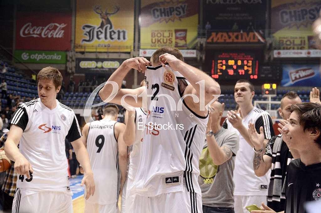  Partizan-Red Star, basketball derby game.