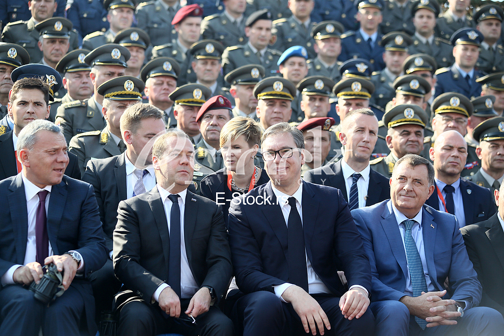 Dmitrij Medvedev Aleksandar Vucic Milorad Dodik
