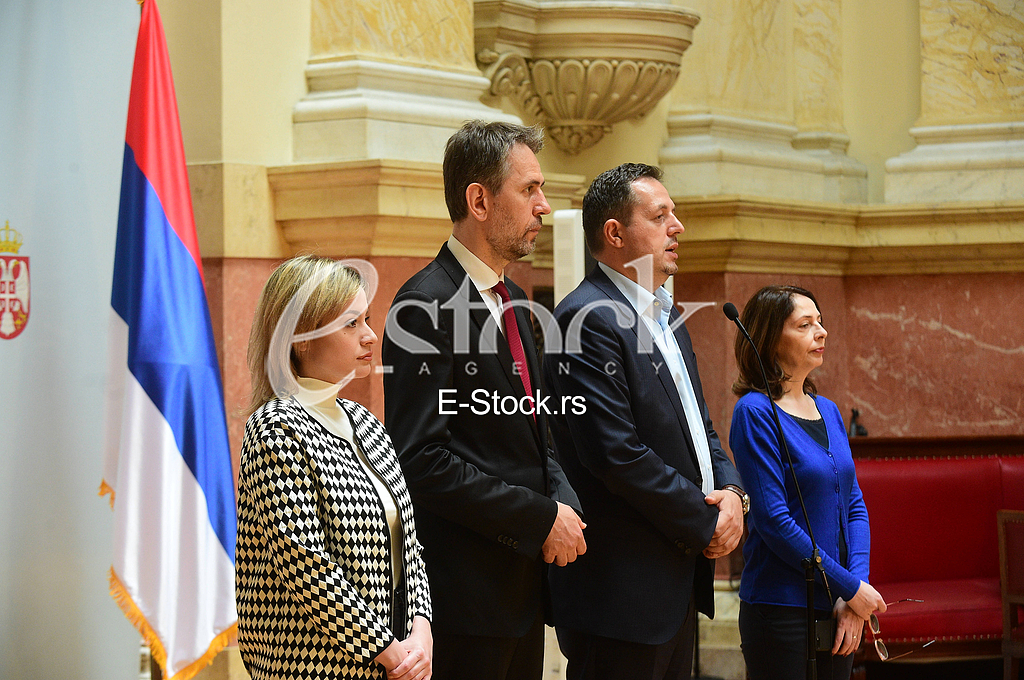 Hana Adrovic, Sasa Radulovic. Vojin Biljic i Branka Stamenkovic