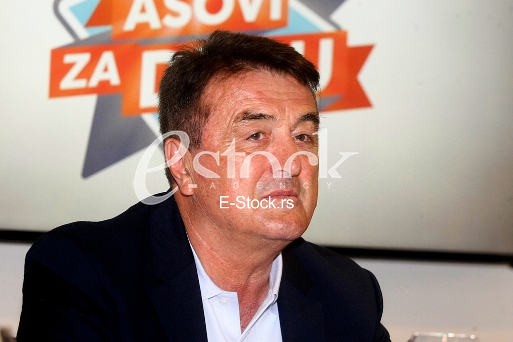 Press Conference on the charity football match to help children with cancer
