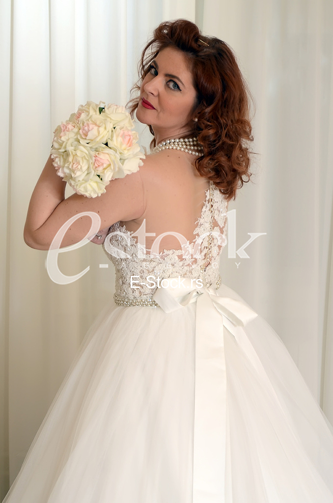 Salon wedding dress  White Fashion