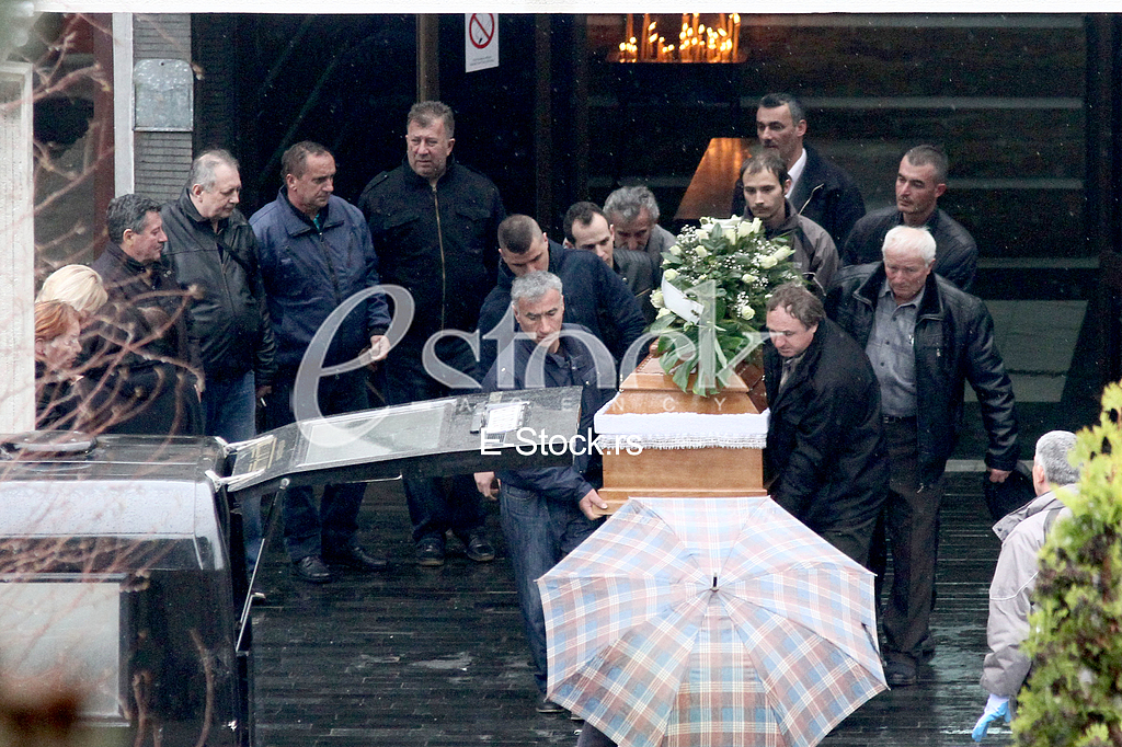 The funeral of Nebojsa Stojilkovic