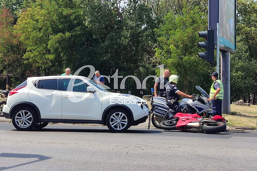 Saobracajna nezgoda motociklista